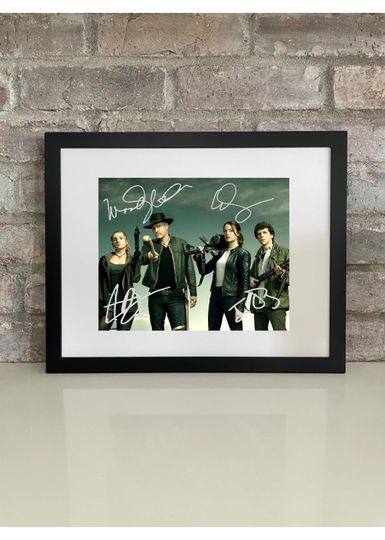 Discover Zombieland Cast Poster Photo with Reprint Autographs