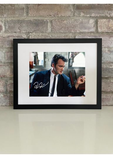 Quentin Tarantino Director Poster Photo with Reprint Autograph