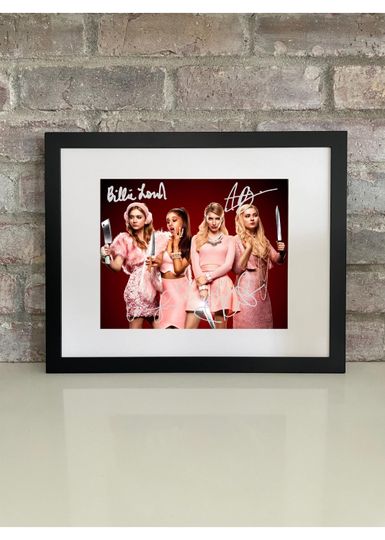 Discover Scream Queens Cast Poster Photo with Reprint Autographs