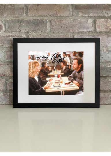 Discover When Harry Met Sally Poster: Billy Crystal & Meg Ryan, Reprint Autographs