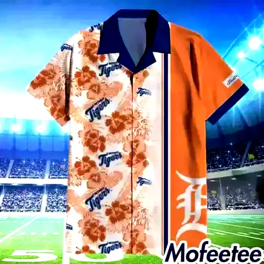 Detroit Tigers Giveaway  Aloha Hawaiian Shirt