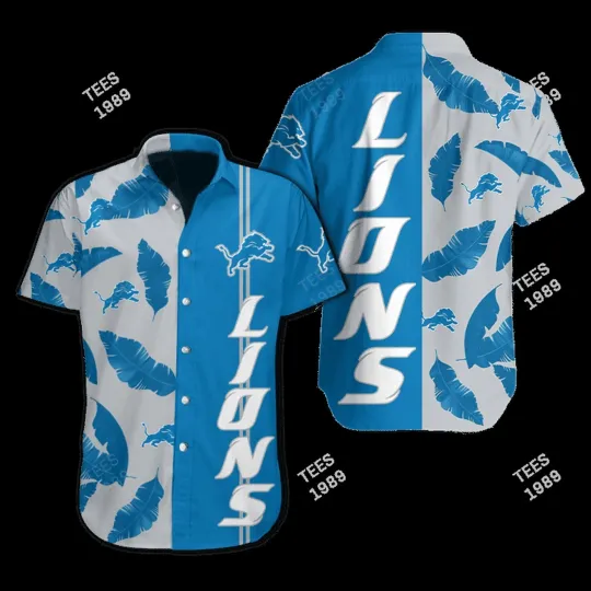 Discover Detroit Lions Feather Breeze Hawaiian Shirt