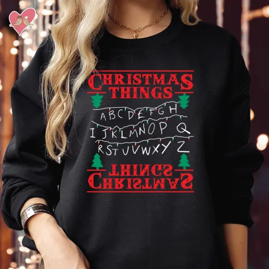 Christmas Things Upside Down Shirt Stranger Things Xmas Sweatshirt