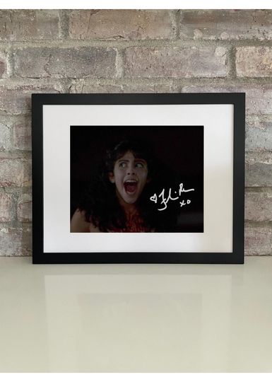 Discover Felissa Rose as Angela Signed Horror Photo  Sleepaway Camp Cult Classic Reprint Autograph Poster Print Ending Scare!