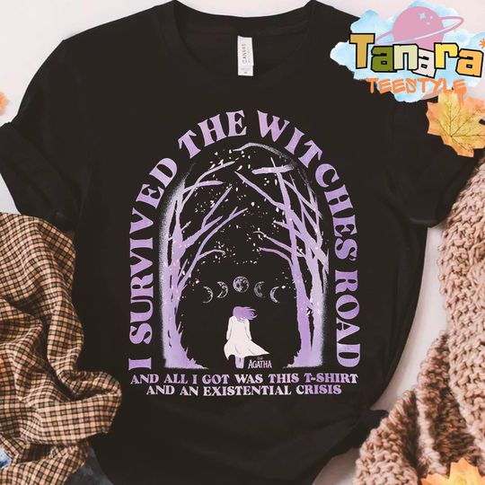 Discover Retro 90s Agatha All Along Shirt, Vintage Disney Marvel Design, Agatha Harkness Witch Collection, Witches' Road Survivor Tee