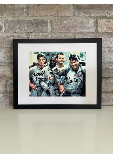 Ghostbusters  Cast Photo Reprint Autograph