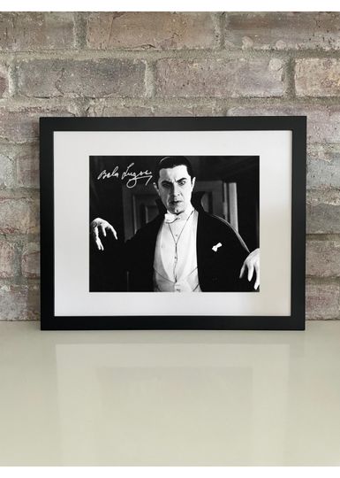 Discover Bela Lugosi  Dracula Reprint Autograph Poster