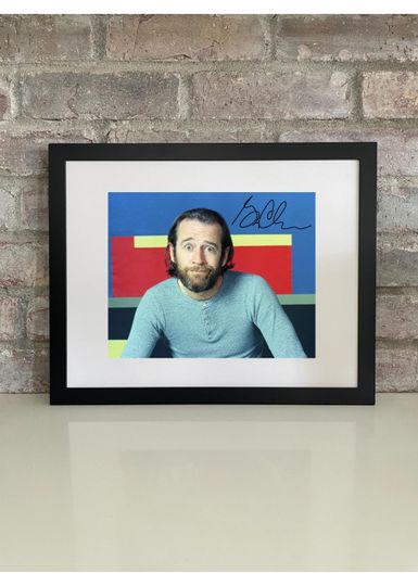 Discover George Carlin Reprint Autograph Print  Stand-Up Comedy Poster