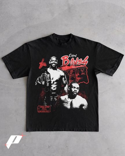 Discover Jon Jones T-Shirt, Vintage UFC Bootleg Tee, Mixed Martial Arts Shirt