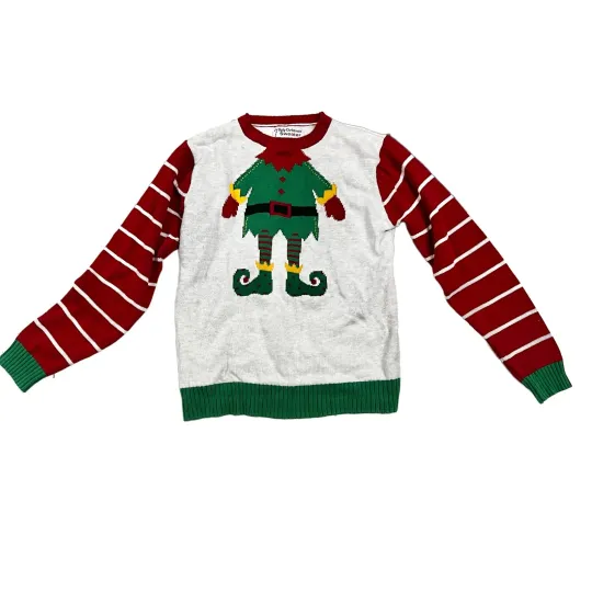 Discover Ugly Christmas Sweater Elf Christmas Size L