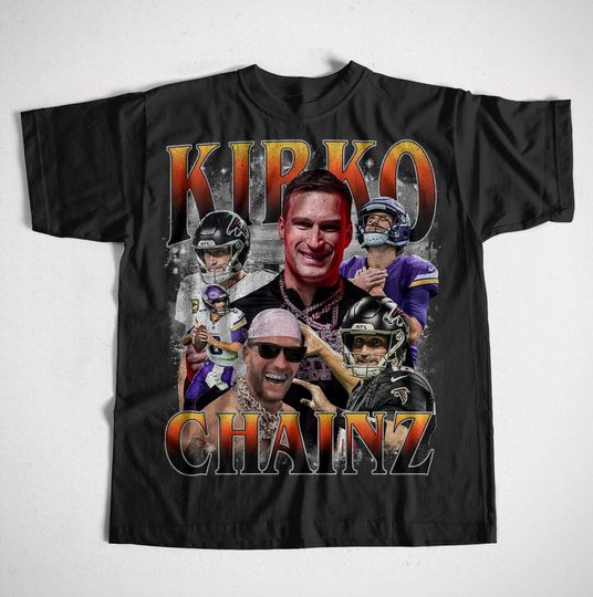 Retro Kirk Cousins T-Shirt | 90s Graphic Football Tee | Unisex Bootleg Style