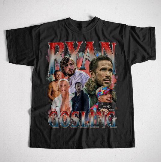 Discover Limited Ryan Gosling Vintage T-Shirt, Gift For Woman and Man Unisex T-Shirt