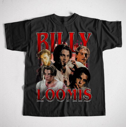 Discover Limited Billy Loomis Vintage T-Shirt, Unisex Horror Movie tee, 90s Scary Film T-shirt