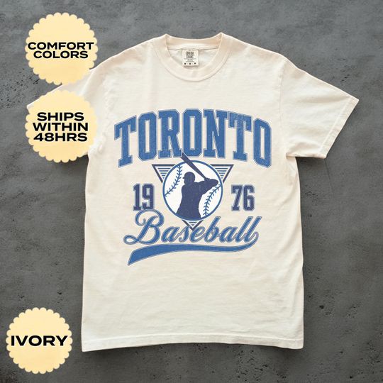 Discover Vintage Comfort Colors Toronto Baseball Shirt, Baseball Game Day Mom T Shirt, Toronto Baseball Fan Tee Gift, Toronto Baseball tshirt