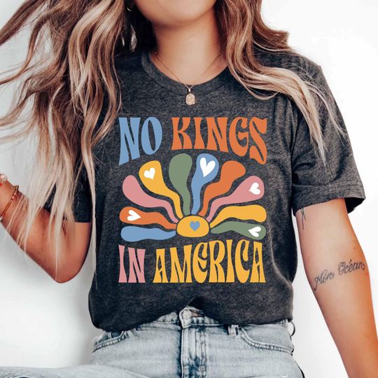 Discover No Kings In America Shirt, No Kings Since 1776 Shirt, No Kings Shirt, Anti Trump Shirt, Democracy Shirt
