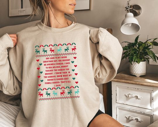 Discover She Brought Me Sprinkle Cookies Ugly Christmas Sweater, RHONJ Sweatshirt, RHONJ Shirt, Bravo Gift, Real Housewives Gift, RHONJ Quotes Shirt