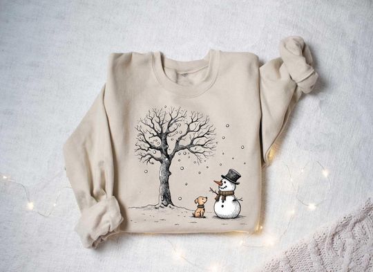 Discover Let It Snow Sweatshirt, Christmas Snowman Sweatshirt, Christmas Sweatshirt, Snowman Shirt, Snowman T-Shirt, Christmas Shirts for Women