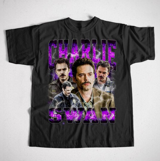Retro Charlie Swan 90s T-Shirt, Team Charlie Fan Tee, Unisex Vintage Tee for Men & Women