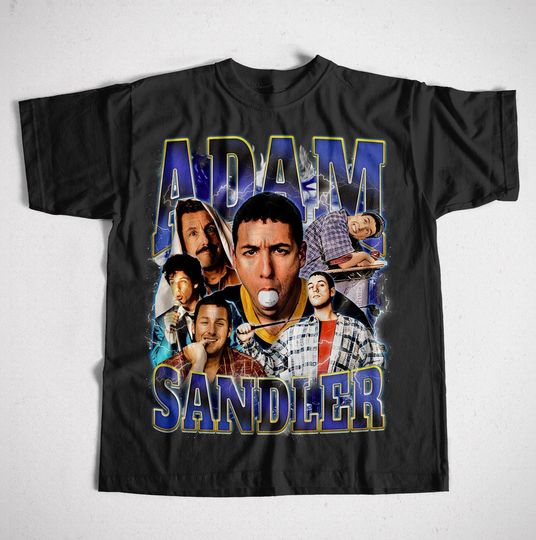 Retro Adam Sandler T-Shirt, Unisex Graphic Comedy Tee, Funny Movie Shirt