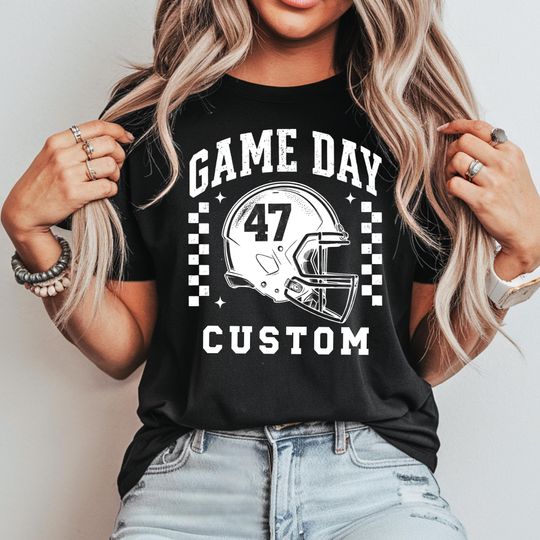 Discover Football Helmet T-Shirt Game Day Tee