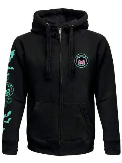 Cosmic Boop DDR 3D Zip Hoodie Black Premium Hoodie