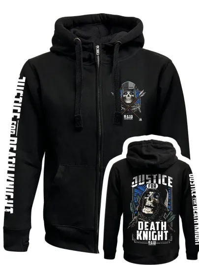 Discover RAID Shadow Legends Justice for Deathknight 3D Zip Hoodie