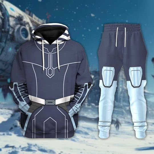 Discover Sci-Fi Costume Hoodie Joggers Sets, Cosplay Tracksuit, Gift for Galaxy Fans, Space Trooper Apparel