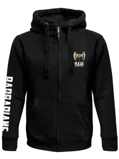 RAID Shadow Legends Barbarians Black 3D Zip Hoodie