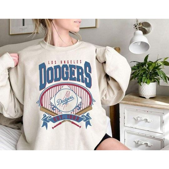 Los Angeles Dodgers Vintage 90s Baseball Sweatshirt