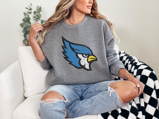 Discover Liberty Blue Jays Mascot Sweatshirt Go Birds Bluejay Crewneck LHS Liberty Missouri Team Shirt Football Shirt