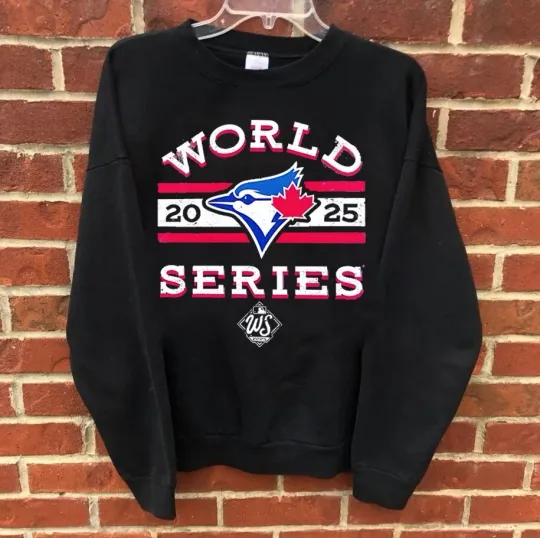 Discover World Series Toronto Blue Jays MLB 2025 Champions Sweatshirt Reprint RM1381
