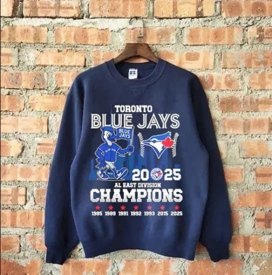 Toronto Blue Jays 2025 AL East Division Champions Sweatshirt