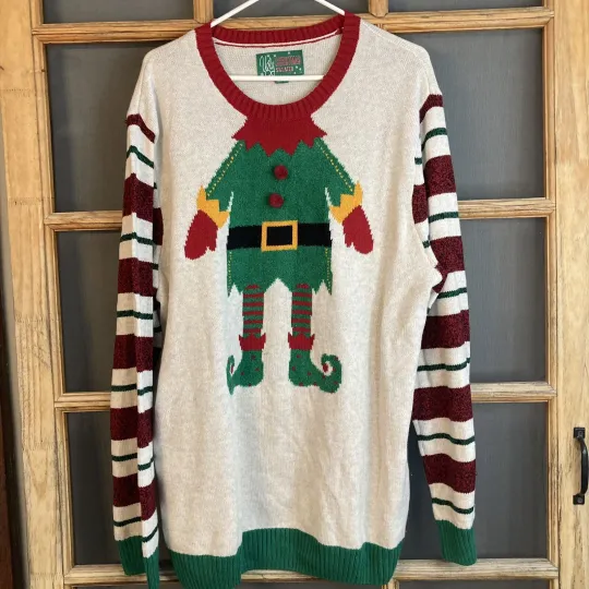 Discover Ugly Christmas Sweater for Entire Family, Sz M