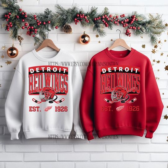 Vintage Detroit Red Wings sweatshirt | Detroit Red Wings youth Sweatshirt | Detroit Hockey Fan shirt | Hockey Fan shirt sweater hoodie
