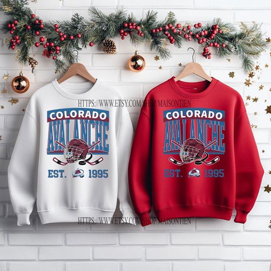 Vintage Colorado Avalanche sweatshirt | Colorado Avalanche youth Sweatshirt | Colorado Hockey Fan shirt | Hockey Fan shirt sweater hoodie
