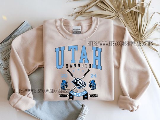 Discover Utah Hockey Club Sweatshirt Crewneck, Vintage Hockey Club tee, Utah Hockey Fan shirt, Hockey Tee, Hockey Club Hockey Sweater