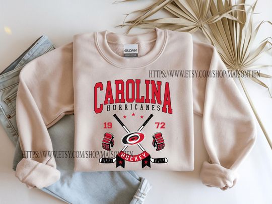 Discover Carolina Hurricanes shirt | Carolina Hurricanes Sweatshirt | Carolina Hockey Fan shirt |Carolina Hurricanes Sweatshirt Crewneck
