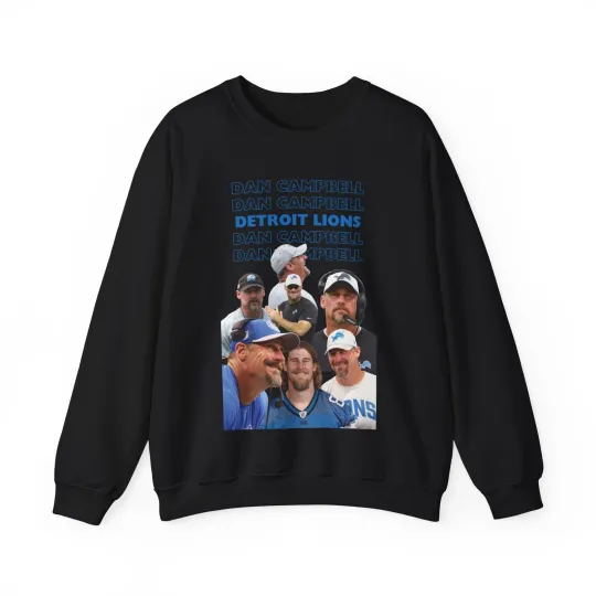 Discover Dan Campbell- Detroit Crewneck Sweatshirt