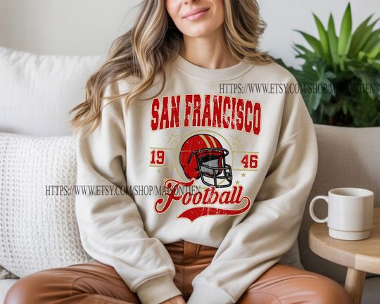 Discover San Francisco Football sweatshirt crewneck tshirt, San Francisco Football Fan Tee, San Francisco Football Game Day Apparel, Football Tee