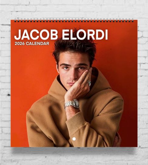 Discover Jacob Elordi 2026 Calendar | Celebrity Calendar | 2026 Calendar | Frankenstein | Jacob Elordi Gift | Cute Wall Calendar