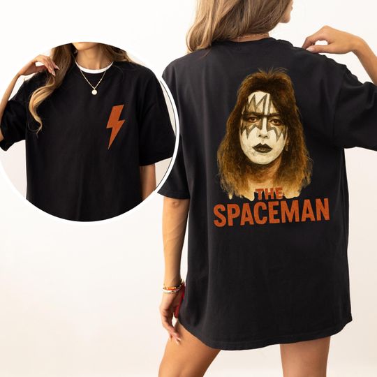 Ace Frehley Shirt, Ace Frehley, Ace Frehley The Spaceman, Vintage 90s Kiss Ace Frehley Shirt, Rip Ace Frehley