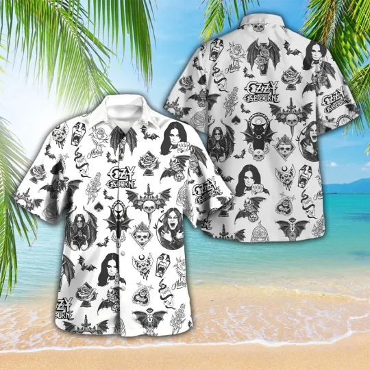 Discover Ozy Osbourne 3D Hawaiian Shirt, Men's Casual Apparel