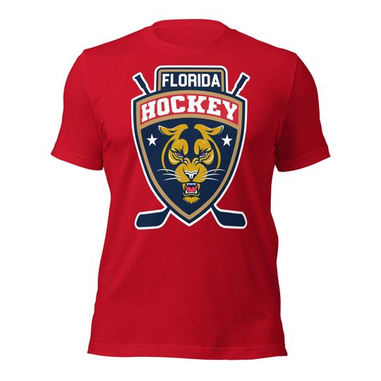 Discover Florida Hockey T-Shirt Vintage Fan Gift Miami Sports Apparel