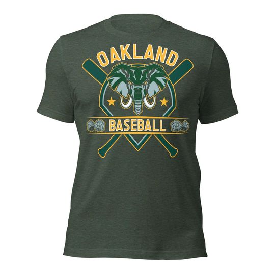 Discover Oakland Baseball T-Shirt Vintage Retro Baseball Fan Gift Bay Area Sports Apparel