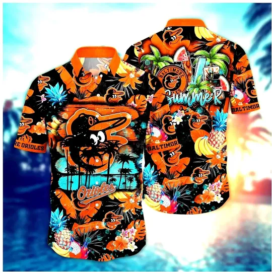 Hawaiian Orioles Welcome Summer Shirt, Baseball Orioles Team