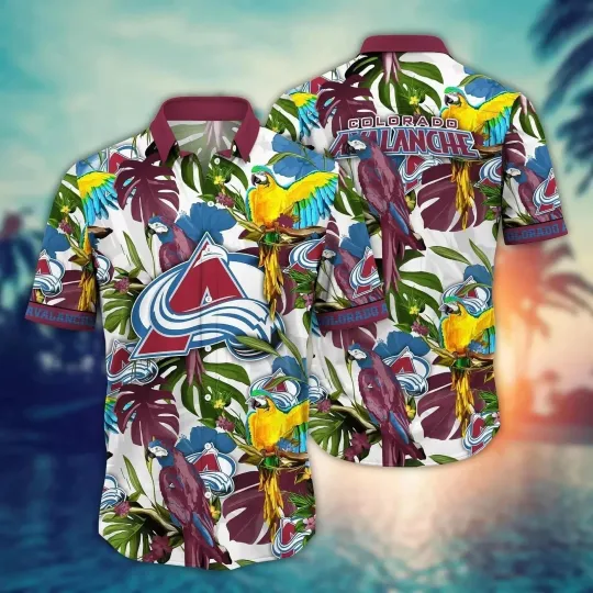 Discover Colorado Rockies Midnight Petals Hawaiian Shirt