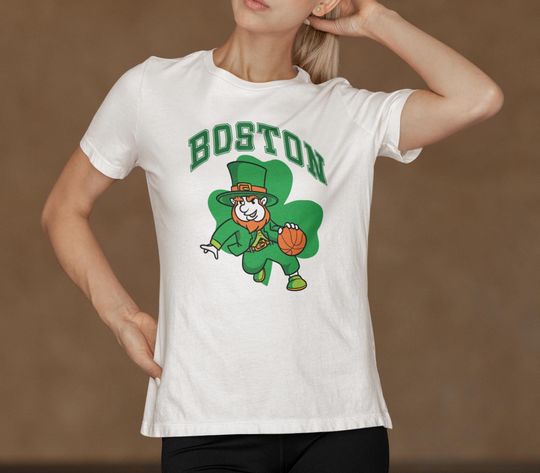 Discover Vintage Boston Basketball T-Shirt: Beantown Sports Fan Apparel