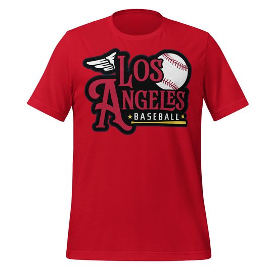 Discover Los Angeles Baseball T-Shirt: Angels MLB Fan Apparel