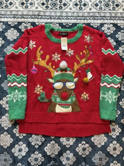 Discover 32 Degrees Ugly Christmas Sweater. Women’s Size Large