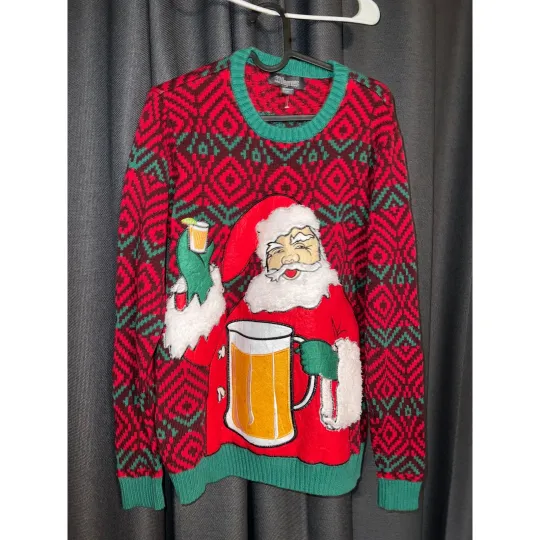 Discover Ugly Christmas Sweater Xmas Size Small Beer